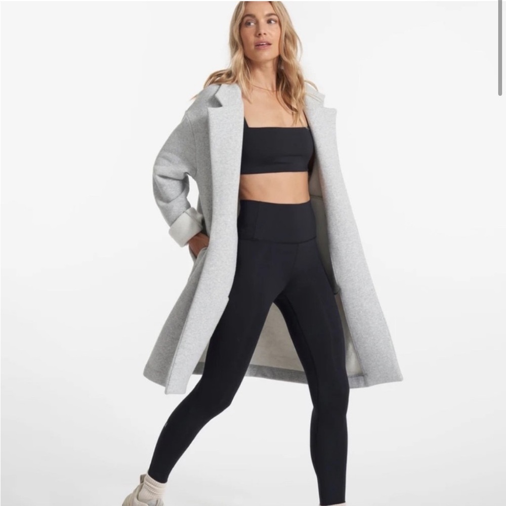 Vuori gray restore coat blazer fleece sweatshirt small XS